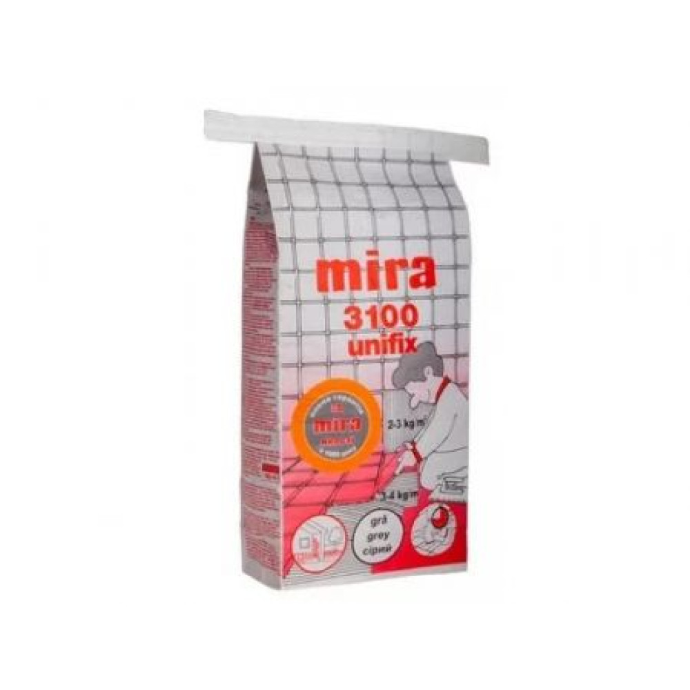 Суміш клейова для керамічної плитки 25кг Mira 3100 unifix