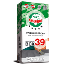 Суміш клейова для теплоізоляції 25кг Anserglob BCX39