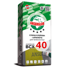 Суміш клейова армуюча для теплоізоляції арм 5кг Anserglob BCX40
