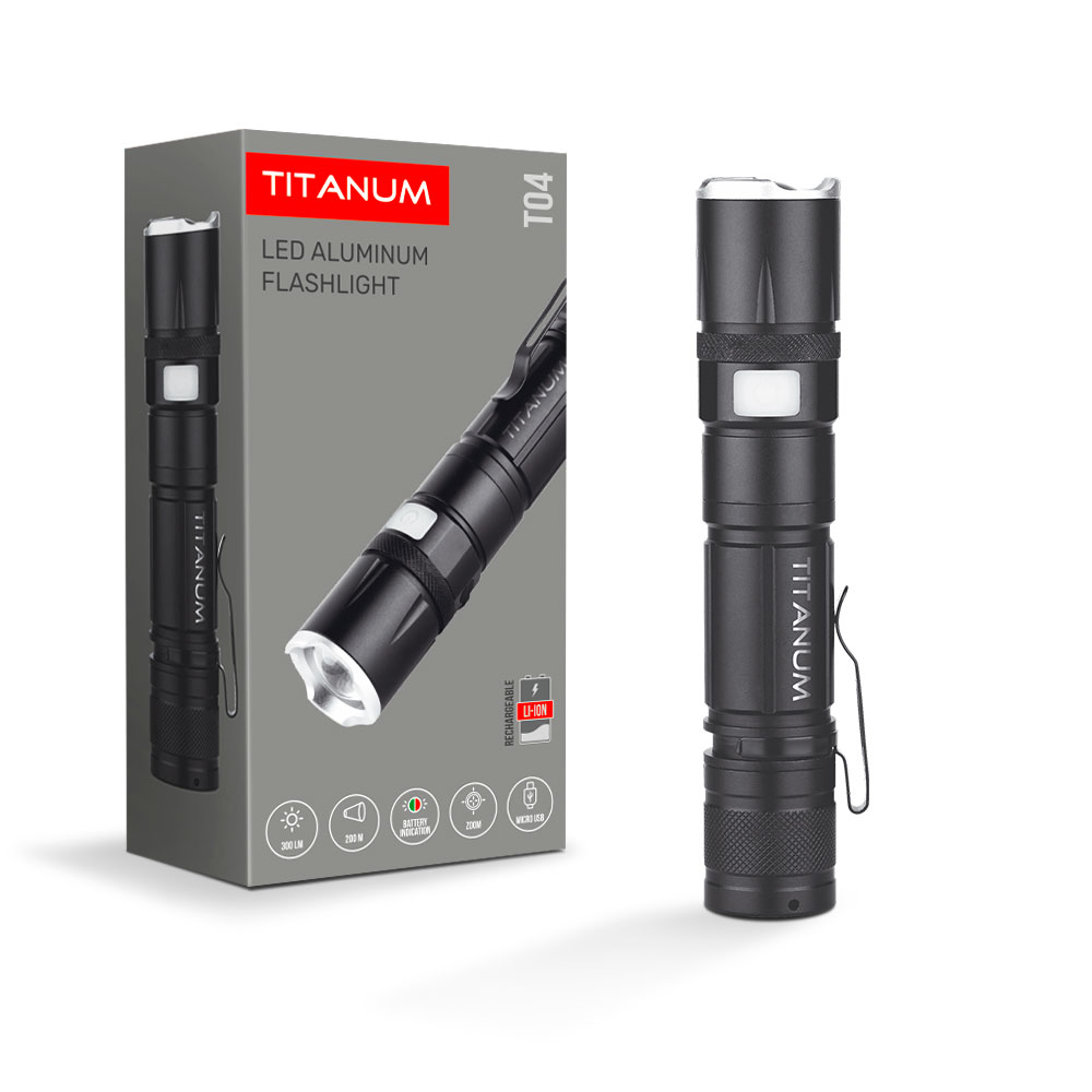 Ліхтар TITANUM TLF-T04 300Lm 6500K